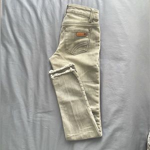 Joes Gray Honey Skinny Jeans Sz 25